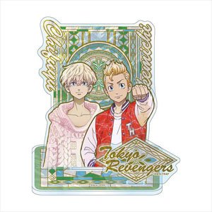 Tokyo Revengers Brillant Glass Art Acrylic Diorama Takemichi & Chifuyu (Anime Toy)