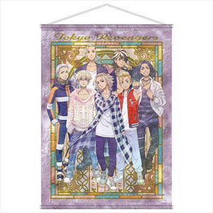 Tokyo Revengers Brillant Glass Art B2 Tapestry Assembly B (Anime Toy)