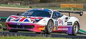 Team Great Britain - Ferrari 488 GT3 No.93 FIA Motorsport Games GT Cup Vallelunga 2019 (Diecast Car)