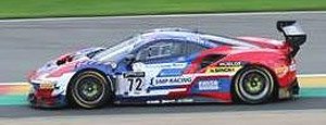 Ferrari 488 GT3 EVO No.72 SMP Racing 24H Spa 2020 (Diecast Car)