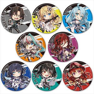 Combatants Will Be Dispatched! Trading Can Badge (Set of 8) (Anime Toy)