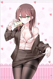 Kaisha ni Ikitakunai OL-chan [Especially Illustrated] B2 Tapestry (1) OL-chan (Anime Toy)