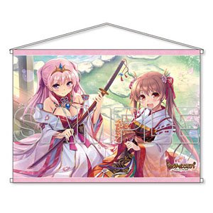 [Iris Mysteria!] x [Sen no Hato, Tsukisome no Koki] Akari & Kotone Collaboration W Suede Tapestry (Anime Toy)
