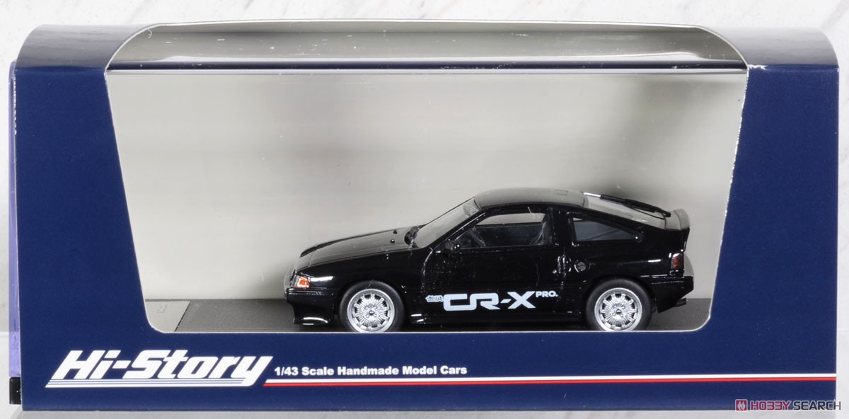 Honda Mugen CR-X Pro (1984) Black (Diecast Car) Package1