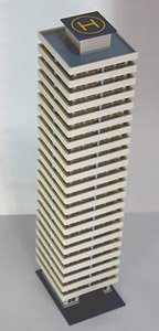 タワーマンションII (アイボリー) 組立キット (組み立てキット) (鉄道模型)