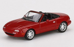 マツダ ミアータ MX-5 (NA) クラシックレッド (左ハンドル) (ミニカー)