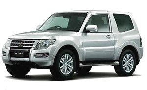 2017 Mitsubishi Pajero V87 (3 Doors) Cool Silver Metallic (ミニカー)