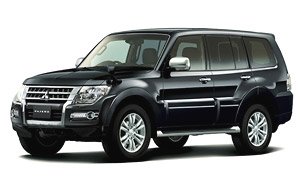 2017 Mitsubishi Pajero V93 (5 Doors) Black Metallic (ミニカー)