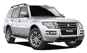 2017 Mitsubishi Pajero V93 (5 Doors) Cool Silver Metallic (ミニカー)