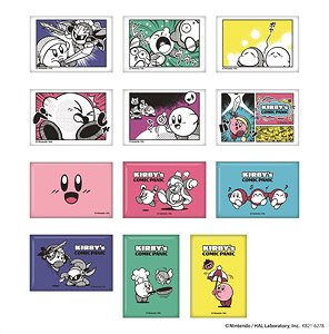 星のカービィ カービィのコミック・パニック スクエア缶バッジ (12個セット) (キャラクターグッズ)