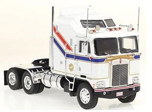 ケンワース K100 エアロダイン 1976 ホワイト ブルーライン (ミニカー)