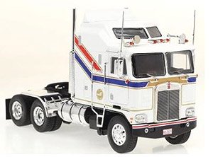 Kenworth K100 Aerodyne 1976 White Blue Line (Diecast Car)