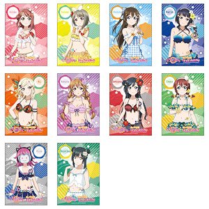 ラブライブ！スクールアイドルフェスティバル ALL STARS スクエアカンバッジ 虹ヶ咲学園スクールアイドル同好会 水着 ver. (10個セット) (キャラクターグッズ)