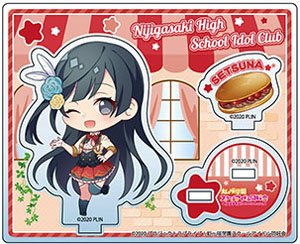 ラブライブ！虹ヶ咲学園スクールアイドル同好会 アクリルスタンド 優木せつ菜 コッペパンデフォルメ ver. (キャラクターグッズ)