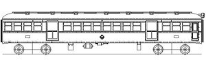 1/80(HO) Hanwa Electric Railway KUYO500 Kit (Unassembled Kit) (Model Train)