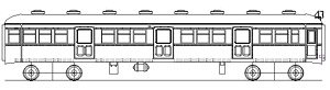 1/80(HO) J.N.R. KUHA25050 (former KUYO500) Kit (Unassembled Kit) (Model Train)