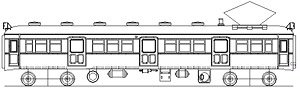 1/80(HO) Matsuo Kogyo Railway KUMOHA200 Kit (Unassembled Kit) (Model Train)
