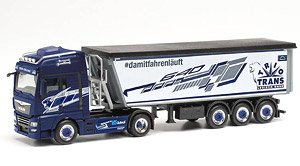 (HO) MAN TGX XLX Euro 6c Sto ffelliner セミトレーラー `Trio-Trans` (鉄道模型)