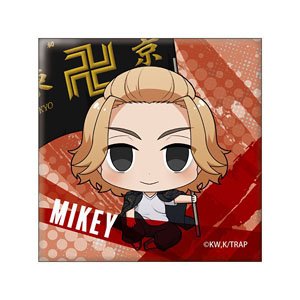 Tokyo Revengers Chibittsu! Furifuri Square Can Badge Manjiro Sano (Anime Toy)