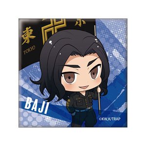 Tokyo Revengers Chibittsu! Furifuri Square Can Badge Keisuke Baji (Anime Toy)