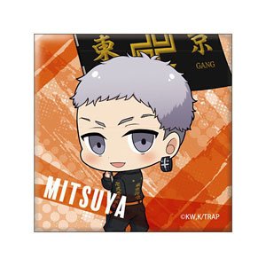 Tokyo Revengers Chibittsu! Furifuri Square Can Badge Takashi Mitsuya (Anime Toy)
