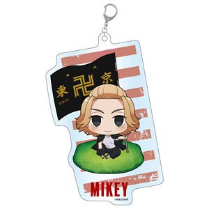 Tokyo Revengers Chibittsu! Furifuri Acrylic Key Ring Big Manjiro Sano (Anime Toy)