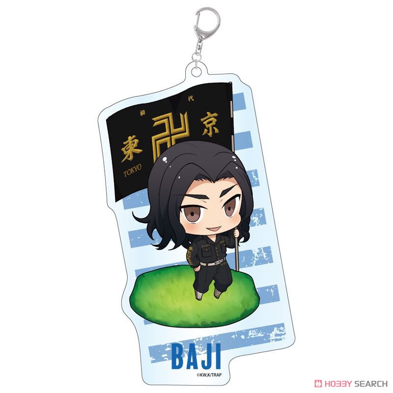 Tokyo Revengers Chibittsu! Furifuri Acrylic Key Ring Big Keisuke Baji (Anime Toy) 商品画像1