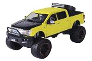 2019 Ford F-150 Lariat Crew Cab (Golf Yellow) (ミニカー)