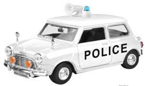 Morris Mini Cooper Police Car (White) (ミニカー)
