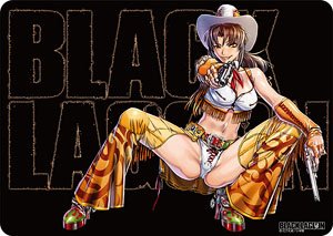 Character Universal Rubber Mat Black Lagoon [Revy] Western Ver. (Anime Toy)