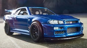 HW ワイルド・スピード プレミアム ファスト・スーパースターズ 日産 スカイライン GTR (BNR34) (玩具)