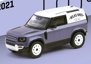 Land Rover Defender 90 Matt Blue Grey (Diecast Car)