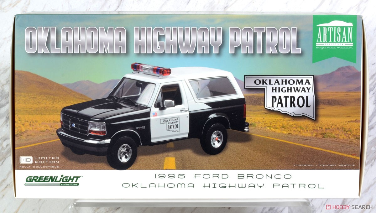 1996 Ford Bronco - Oklahoma Highway Patrol (ミニカー) パッケージ1