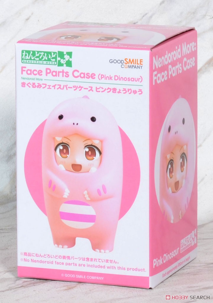 ねんどろいどもあ きぐるみフェイスパーツケース(ピンクきょうりゅう) (フィギュア) パッケージ1