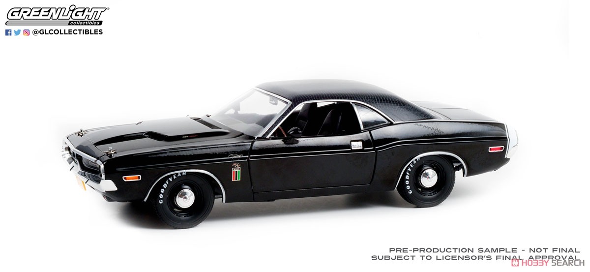 1970 Dodge Challenger R/T 426 HEMI - The Black Ghost (ミニカー) 商品画像1