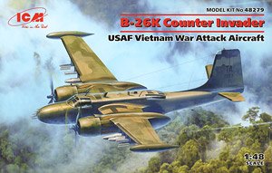 B-26K Counter Invader USAF Vietnam War Attack Aircraft (Plastic model)