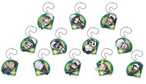 Okoshite! Deformed Jujutsu Kaisen Jujutsu Koshien Acrylic Key Ring (Set of 12) (Anime Toy)