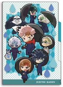 Pita! Deformed Jujutsu Kaisen Opening 3 Pocket Clear File (Anime Toy)