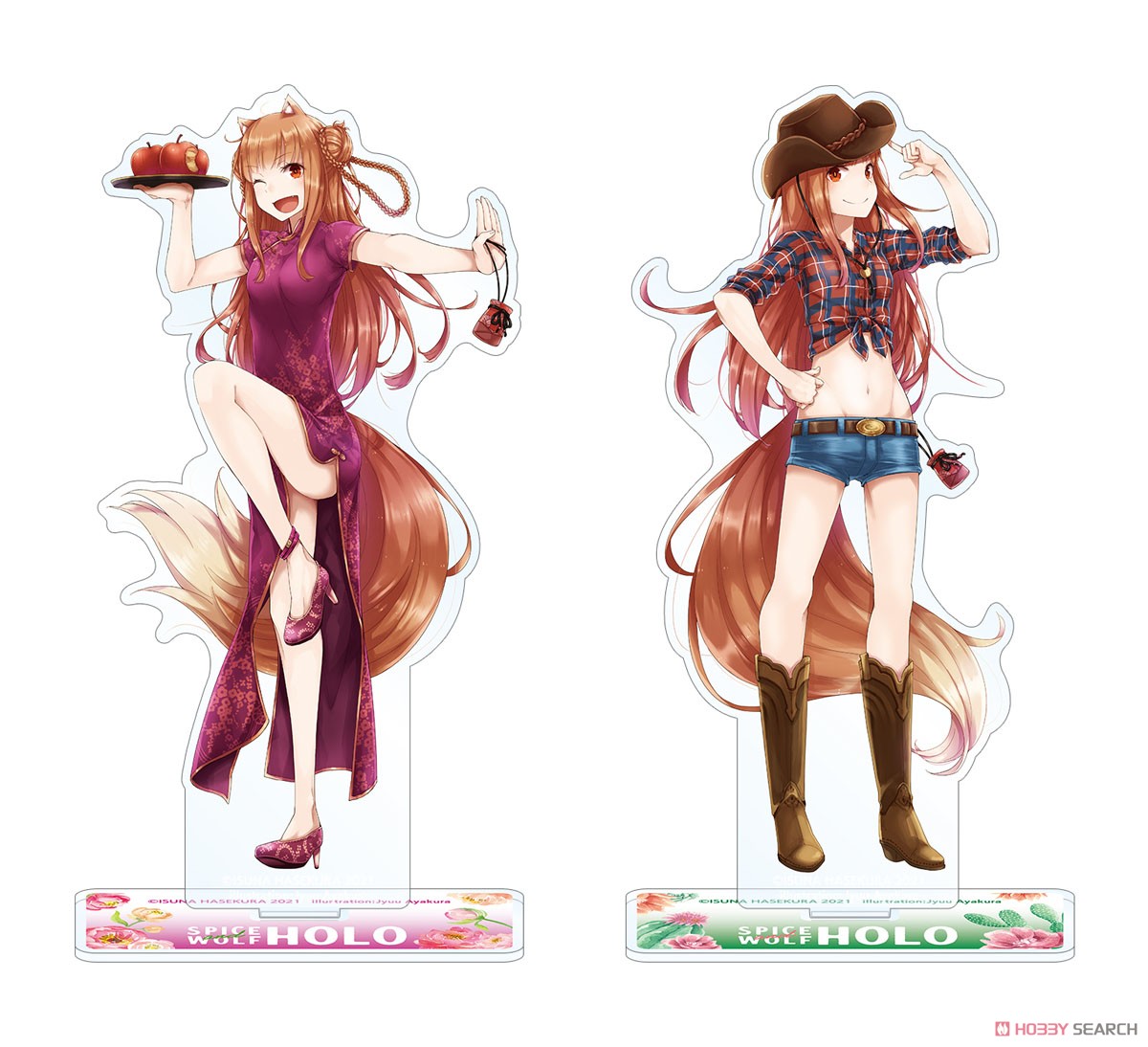 Spice and Wolf Jyuu Ayakura [Especially Illustrated] Holo Western Girl Ver. Big Acrylic Stand (Anime Toy) その他の画像1