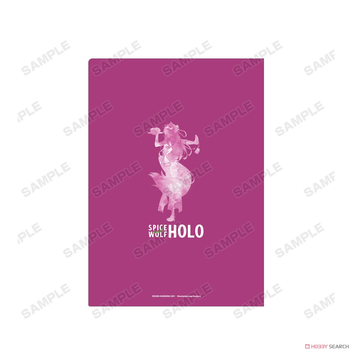 Spice and Wolf Jyuu Ayakura [Especially Illustrated] Holo China Dress Ver. Clear File (Anime Toy) 商品画像2