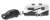 2005 キャディラック エスカレード ブラック & キャンパー トレーラー グレーグラフィックス (ミニカー) 商品画像1