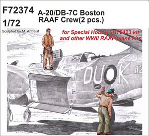 A-20/DB-7C Boston RAAF Crew (Set of 2) (Plastic model)