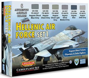 現用ギリシャ空軍カラーセット1 (塗料)