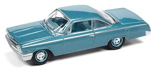1962 シェビー ベル エアー バブルトップ トワイライトブルー (ミニカー)