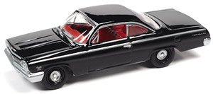 1962 シェビー ベル エアー バブルトップ タキシードブラック (ミニカー)