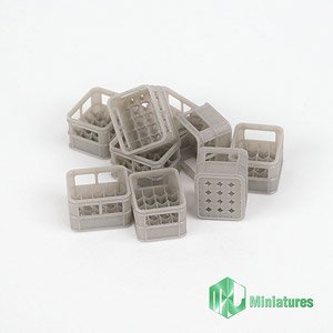 Bottle Crates (9 Pieces) (Plastic model)