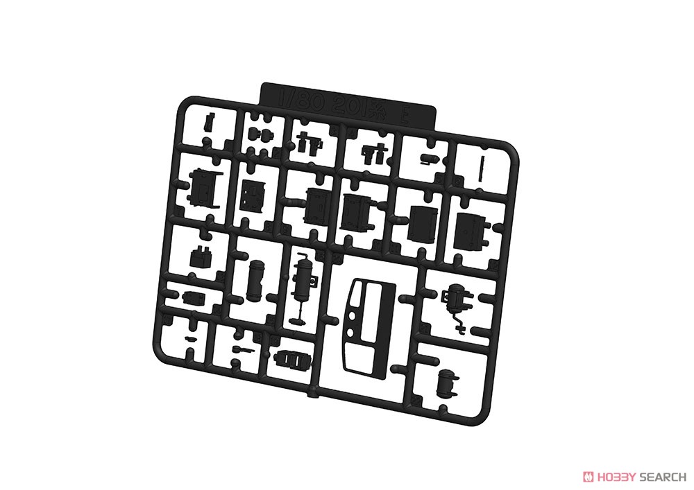 1/80(HO) Series 201 Movable Parts Kit B [w/Under Floor Parts, Seat] (for KUHA201, KUHA200) (Model Train) Other picture2