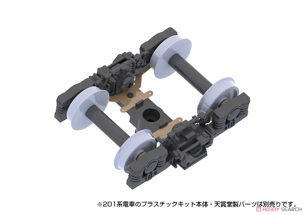 16番(HO) 201系走行化キットB [床下機器・座席付属] (クハ201・200用) (鉄道模型) その他の画像6