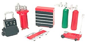 Mechanic Tool Set (Red) (Diecast Car)