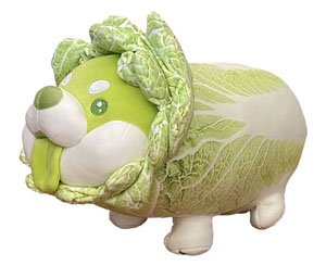 Vegetable Fairy Series Plush Hakusainu 45cm (Anime Toy)